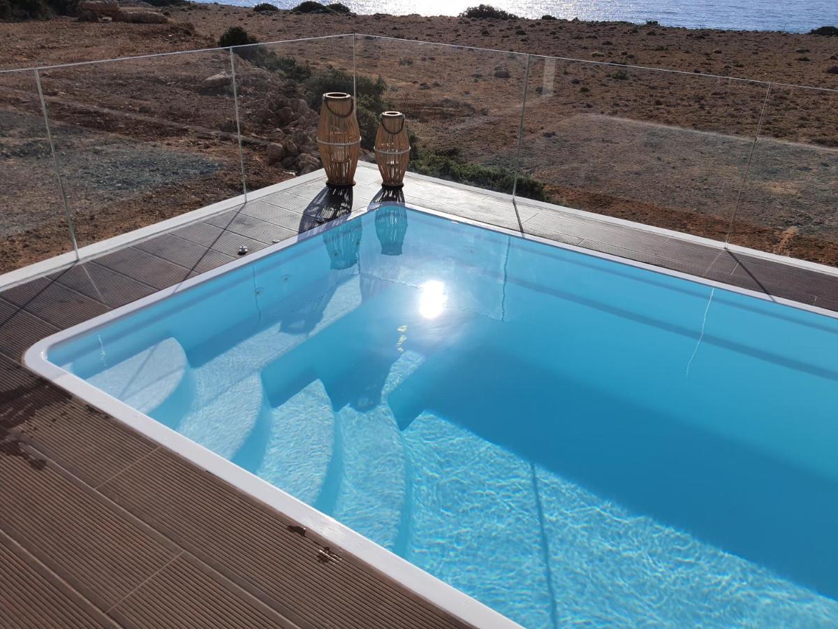 Tramonto Luxury Villa No1- Breathtaking Sunset View Foinikion Exterior photo