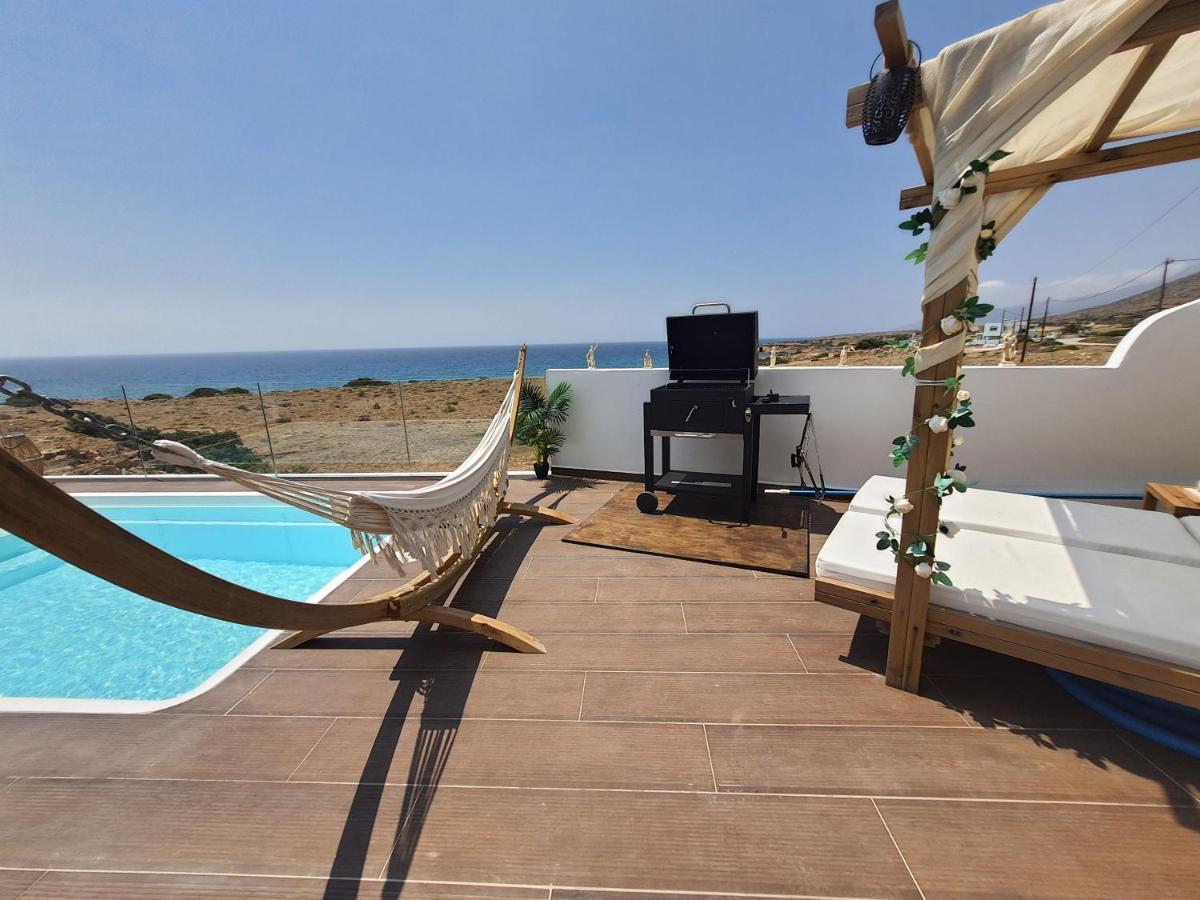 Tramonto Luxury Villa No1- Breathtaking Sunset View Foinikion Exterior photo