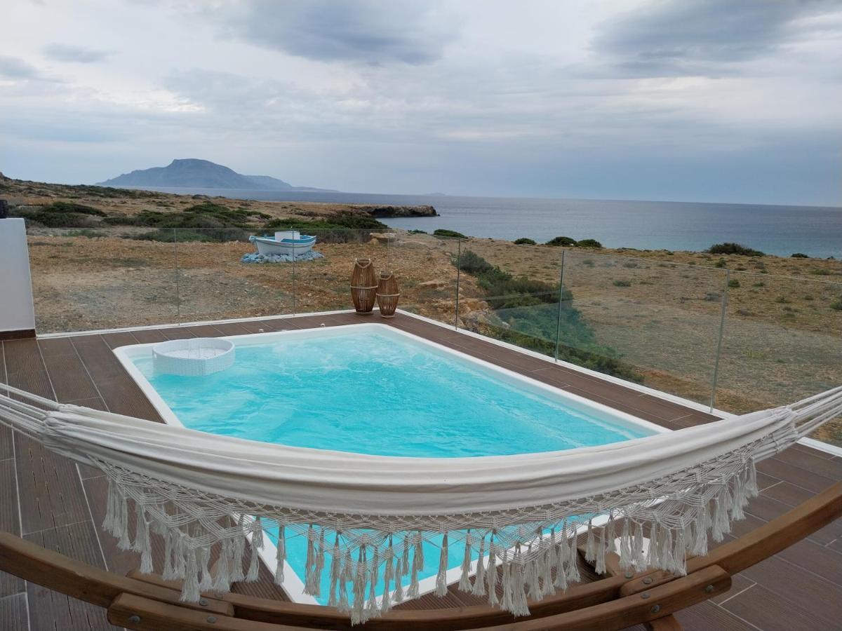Tramonto Luxury Villa No1- Breathtaking Sunset View Foinikion Exterior photo